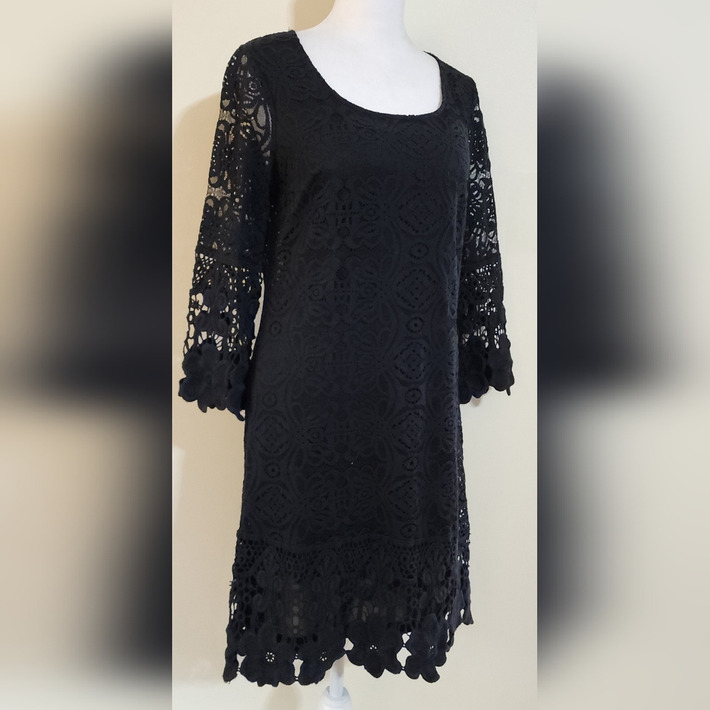 Elegant Alfani Lace and Crochet Dress Size XS